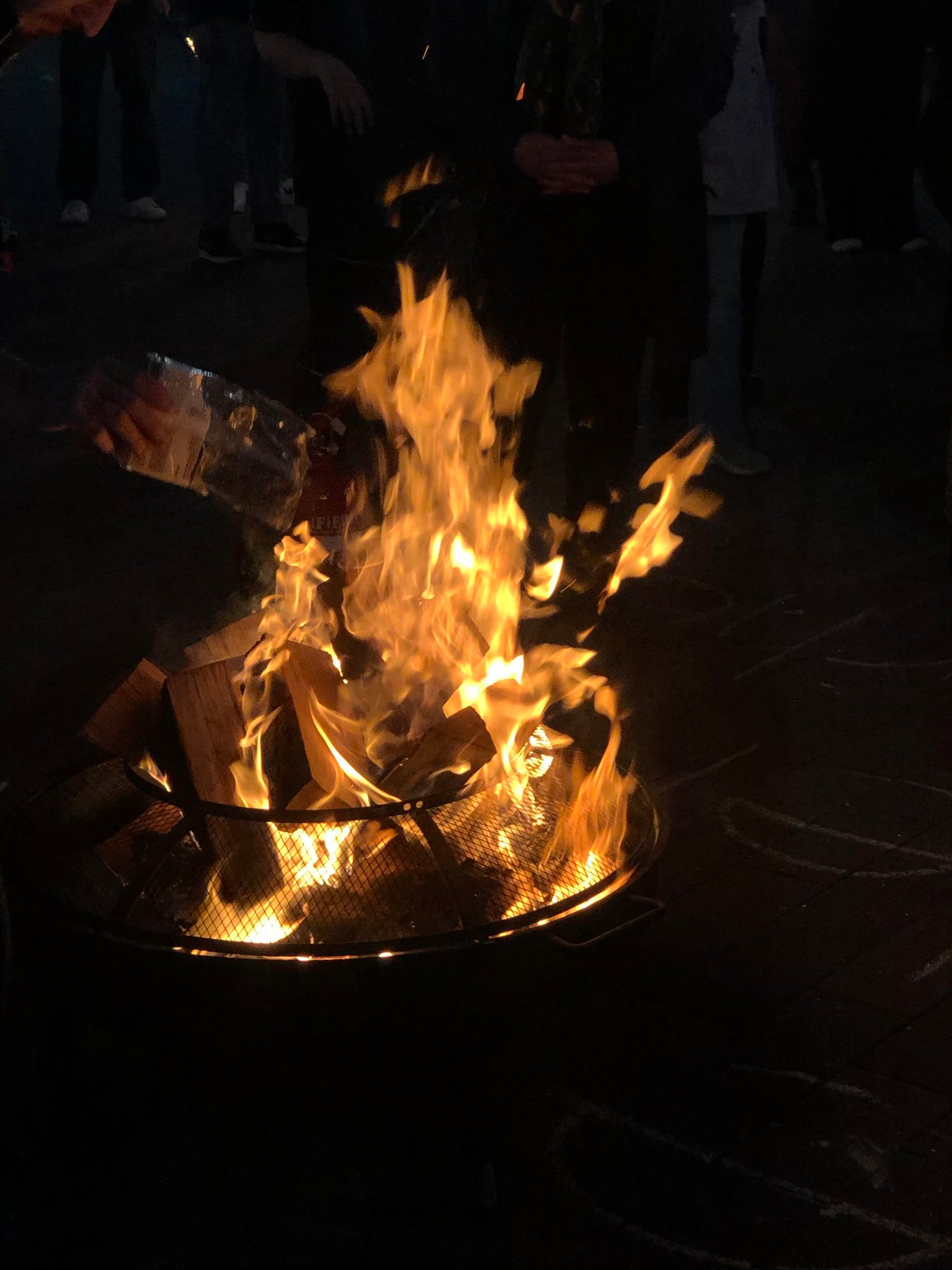 Feuer bei einer Kulturveranstaltung